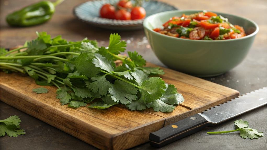 coriander enhances meal flavors